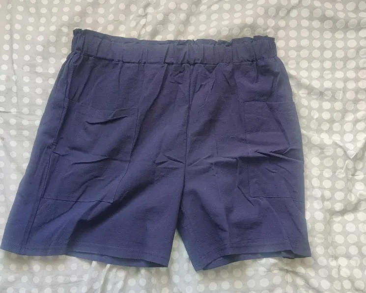 High-Waist Wide Leg Summer Shorts with Pockets photo review