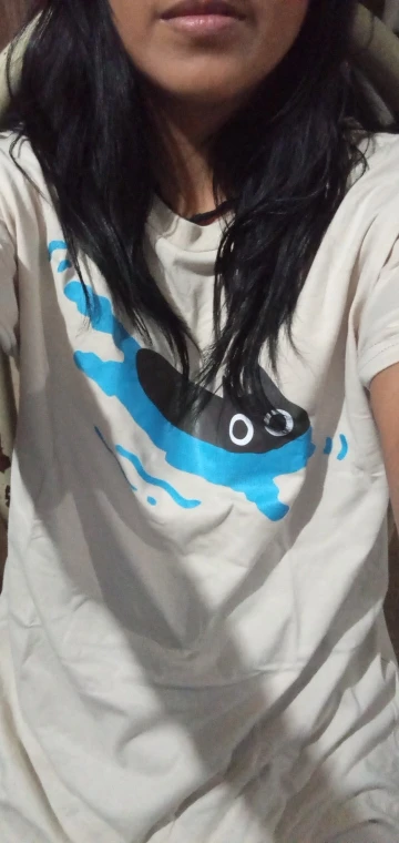 Swimming through - Kuro Neko T-Shirt photo review