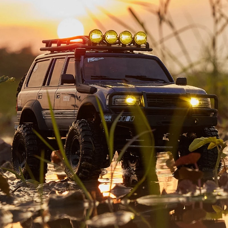 Fms 1/18 FCx18 LC80 RC카 2.4G RTR 시뮬레이션 2 단 기어 Rc 4WD 오프로드 클라이밍 차량 모델, 성인 소년 전기 장난감