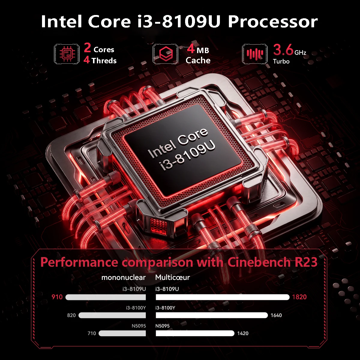 ACEMAGIC 15.6 Inch Full-HD Intel Core I3 3.6GHz 8GB RAM 256GB SSD Office Notebook Intel Iris Plus Graphics 655 180° Rotation Up To 3.6GHz W11 Pro German Keyboard Stickers