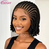 114152-72bf40.jpg Perruque tressée courte en dentelle complète de 8 pouces, style BOB, perruque synthétique courte tressée en boîte, perruque en fibre résistante à la chaleur