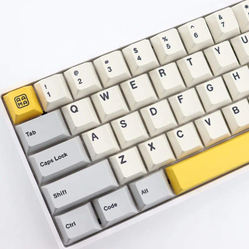 132 키 중공업 PBT 키캡, 체리 프로필 기계식 키보드 승화 키캡