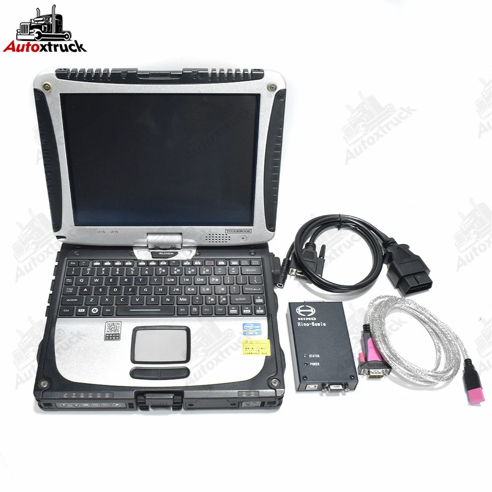 

Diagnostic Explorer V3.16 for Hino DX Truck Diagnostic Scanner Tool Hino Bowie OBD2 Cable CF19 Laptop