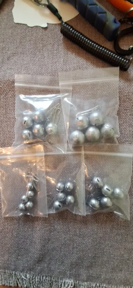 5pcs/lot Fishing Weight Sinker 3g-28g Deep Water Bullet Weight with Swivel Round Ball Sinkers Fishing Tackle Accessories photo review
