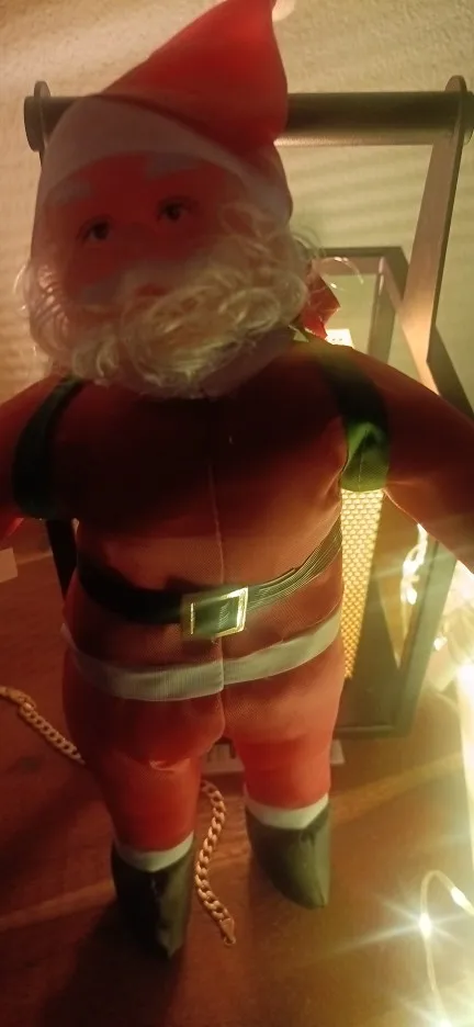 1.5/3M Christmas Decoration LED Santa Claus Climbing Ladder Light USB Plug 8 Flashing Modes Suitable