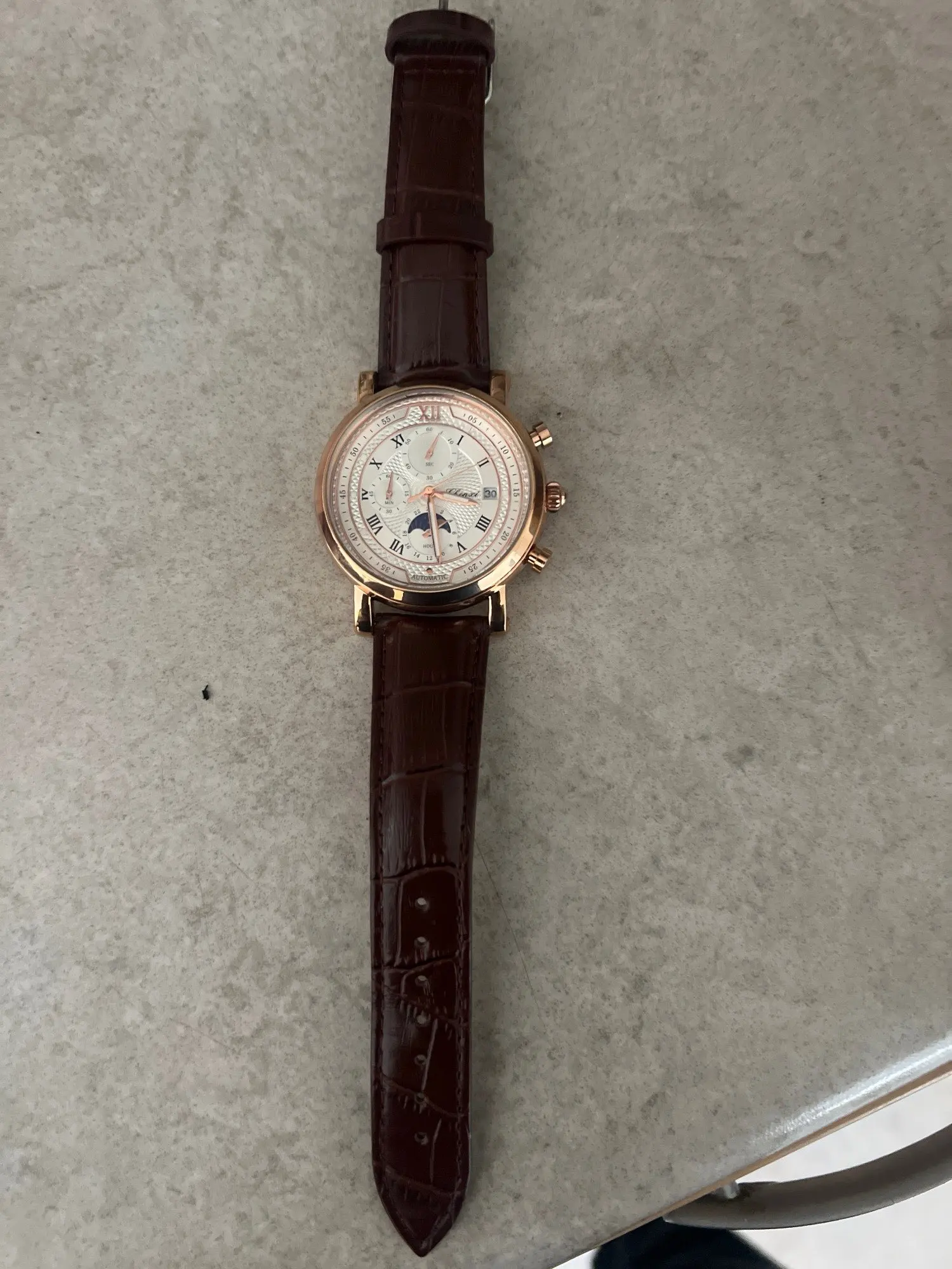 Chenxi 976 Men's Leather Chronograph Quartz Watch - Luminous photo review