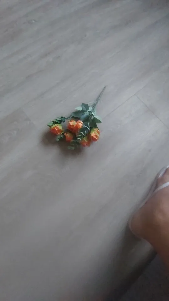 10 Heads Artificial Flower Silk Rose white Eucalyptus leaves Peony Bouquet Fake Flower for Wedding Table Party Vase Home Decor photo review