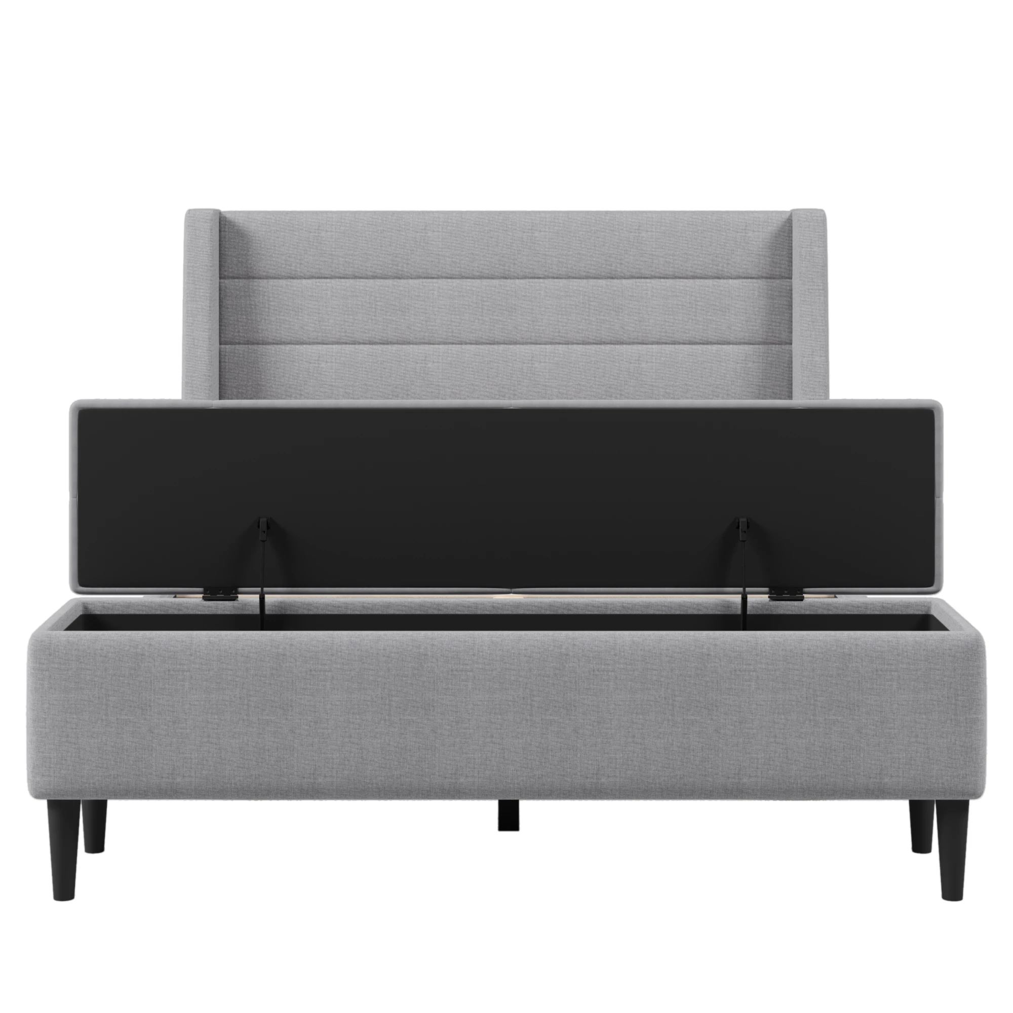 Wanda upholstered platform bed 2024 frame with storage