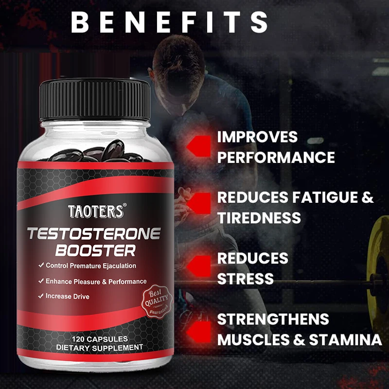

Men's Endurance Energy Booster - Supports Supplements Endurance Strength Vitality Boosts Performance - Be a Real Man