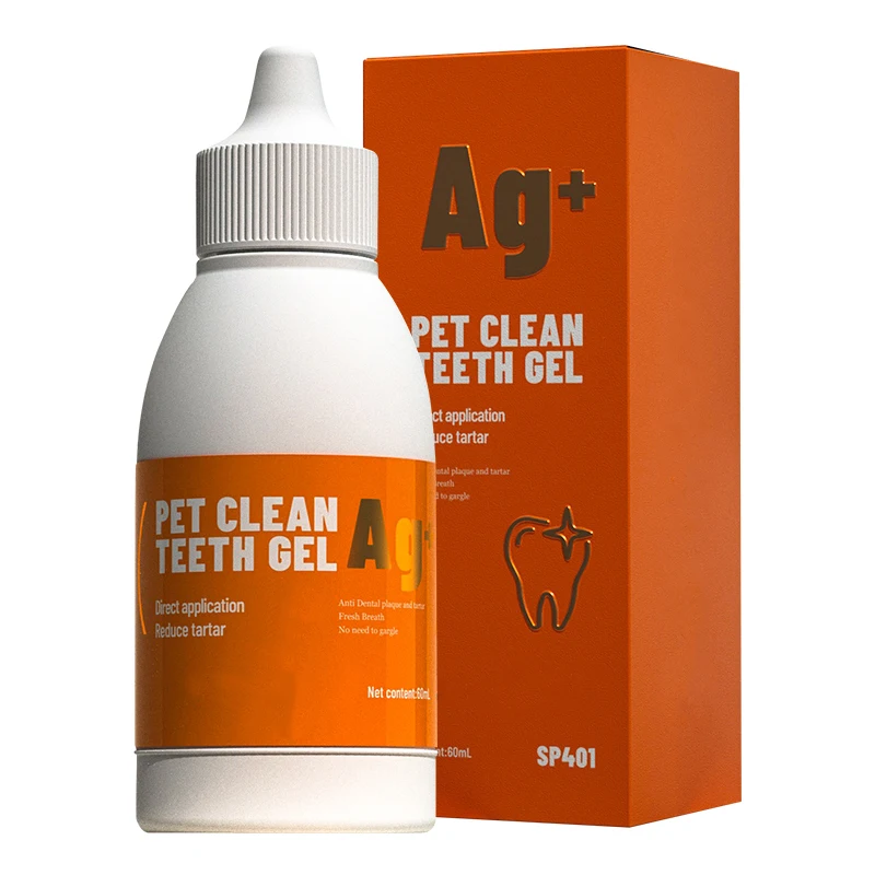 Pet Dental Care Gel with Fresh Breath Formula &ndash; No-Brush Tooth Cleaning, Oral Health Maintenance, Freshens Breath for Dogs & Cat