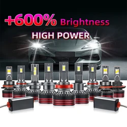 Ultra - Bright Canbus LED Headlight Bulbs - 6500K White, Single Copper Tube Technology - 9005/HB3 (Canbu No Error)