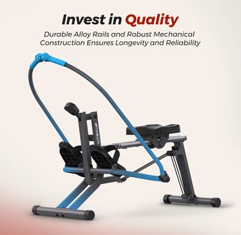 UTRYUP Sculls Rowing Machine Smooth Rowing Experience Space-Saving Ergonomic Seat Adjustable Footrests Quiet Operation Home Gym 4