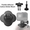 for GoPro Helmet Adhesive Sticky Mounts for SJCAM AKASO Insta360 DJI Action Camera Accessory Motorcycle Helmet Fixed Base Mount 4