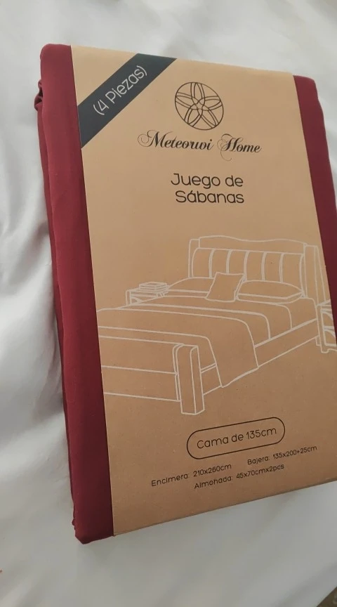 Textilwi - Juego de Sábanas de 3 o 4 Piezas para Cama 90/105/135/150cm - Suave y Transpirable - Incluye Sábana Bajera Ajustable, Encimera y Fundas de Almohada photo review
