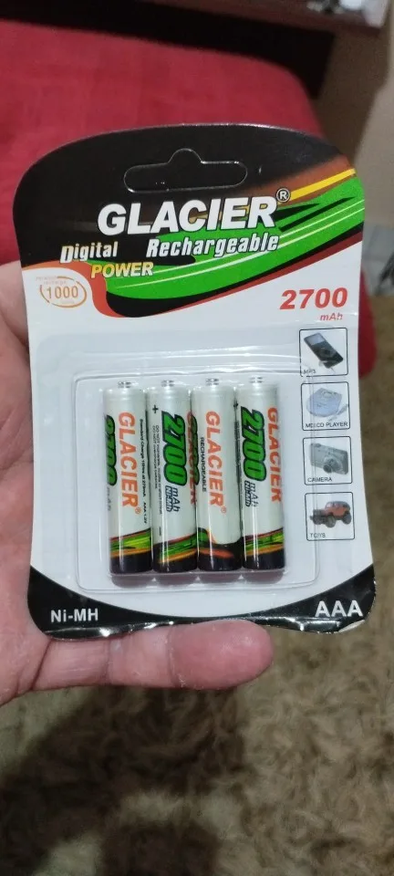 4 Pilhas Recarregável AAA 2700 No Blister Ideal Para Varios Aparelho recarregavel photo review