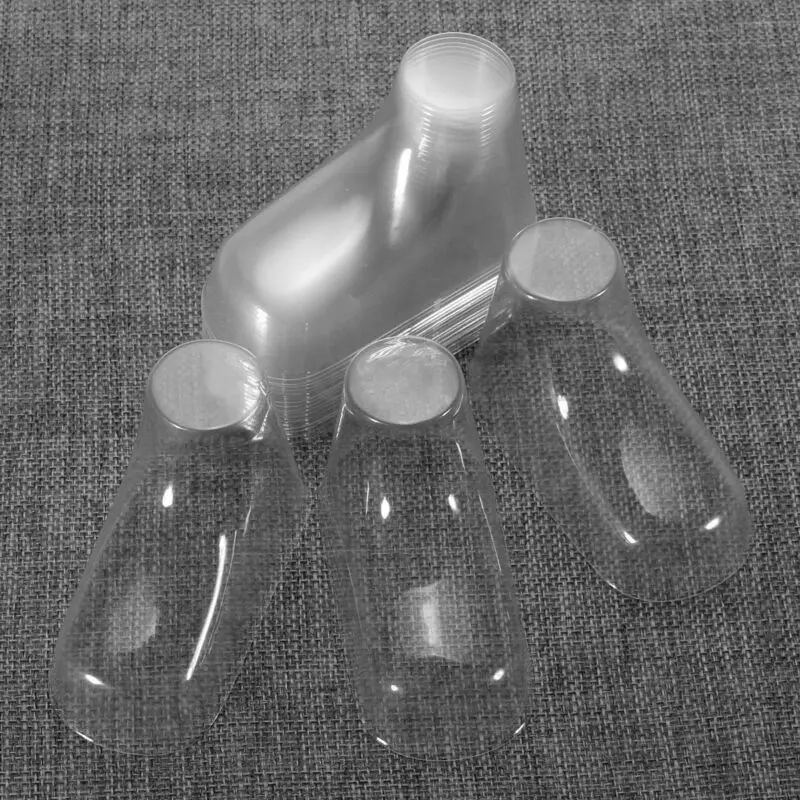 20 Moules à Chaussettes En Plastique Transparent - Environ 8 Cm - Pour Présentation Chaussons Bébé, Fondant, DIY