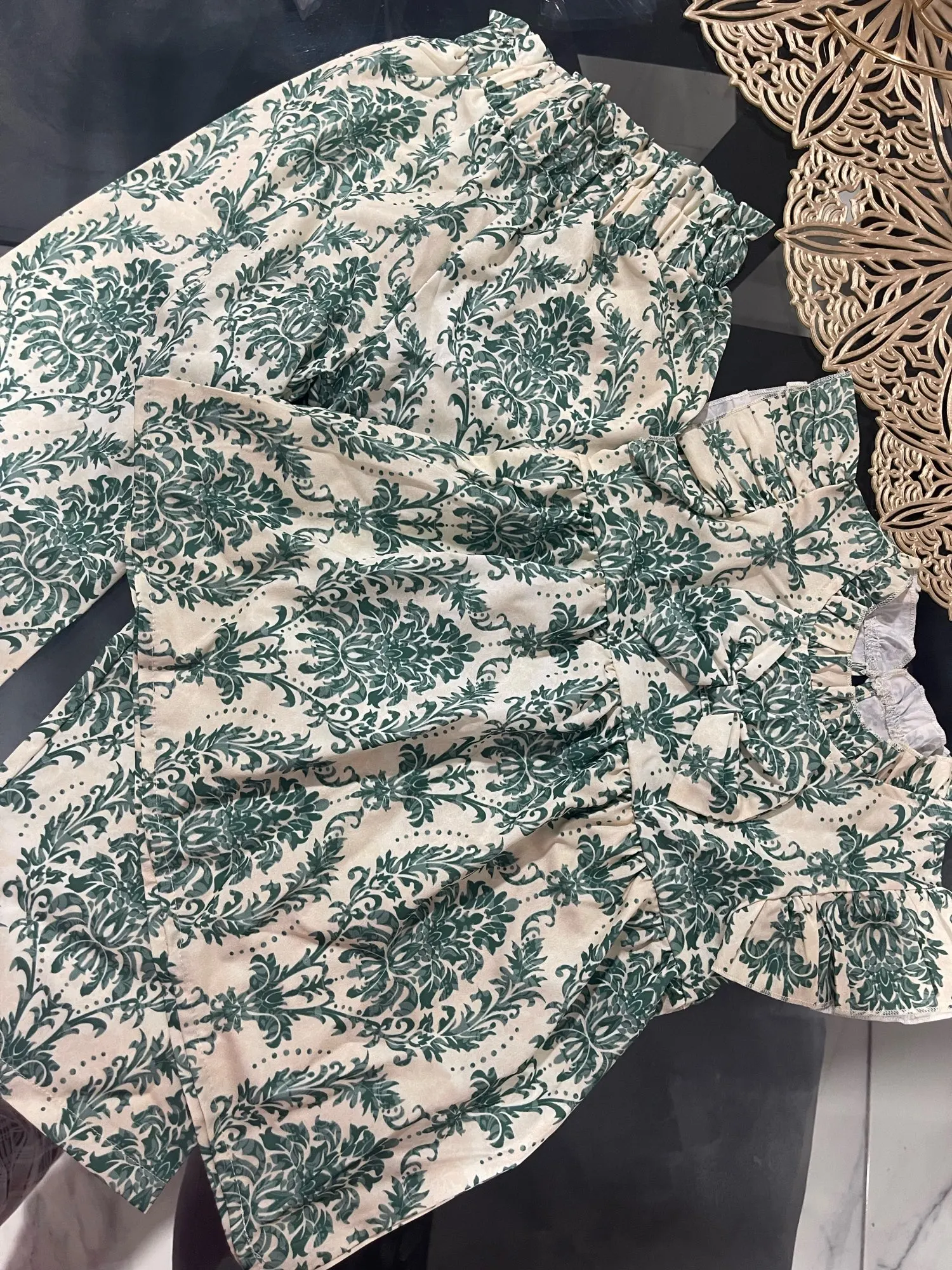 Vintage Botanical Bow 2-Piece Set photo review