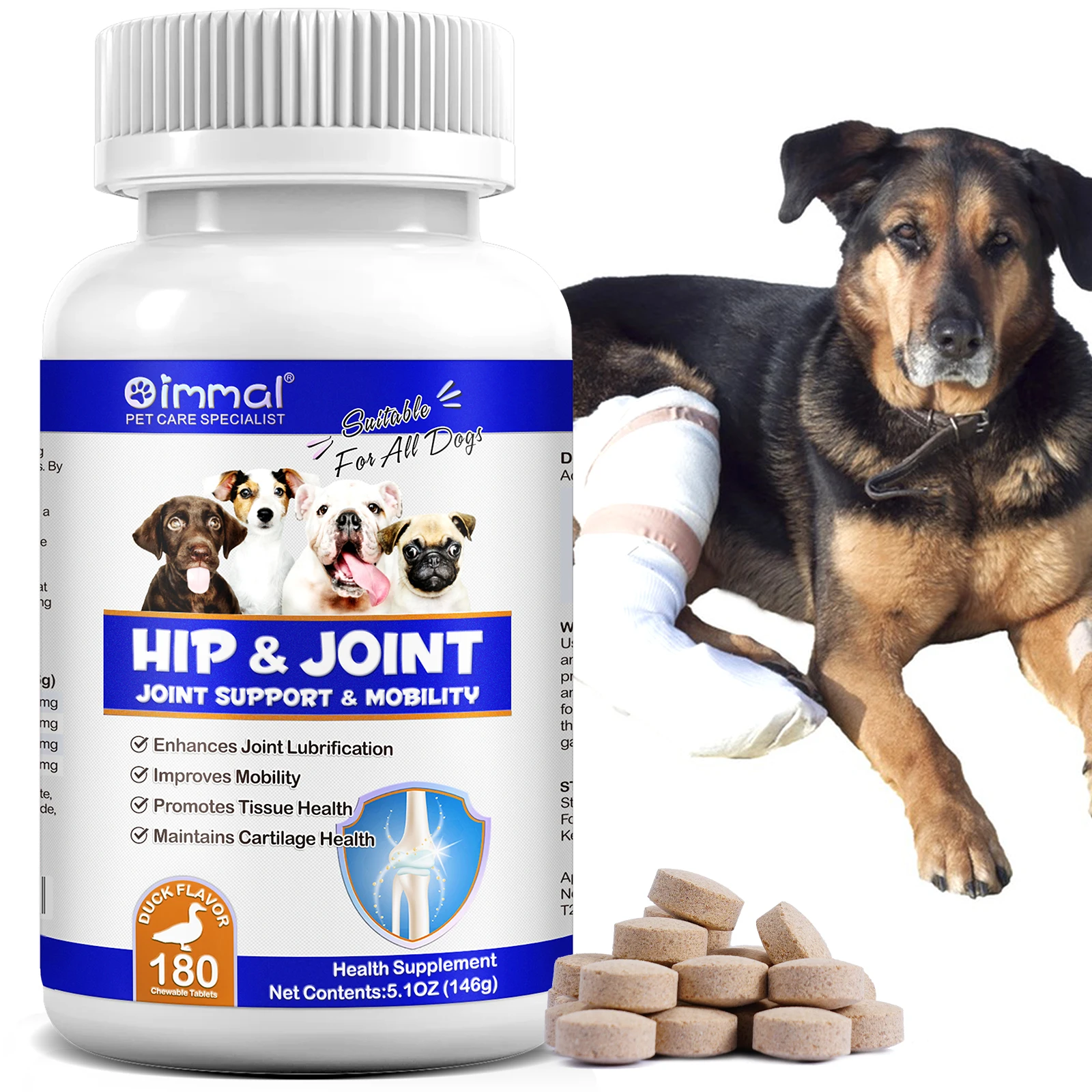 Pet Nutrition Supplement Pet Multivitamin Supplements Hip and Joint Supplement Nourishing Support for Your Canine Companions Mobility and Flexibility Support Joint Health for Dogs