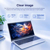 Ordinateur portable 14 pouces, 8 Go de RAM, 128 Go de SSD, PC portable 2,56 GHz Quad Core, ultra fin et léger, pour étudiants, avec WiFi, Bluetooth, écran HD, compatible Windows 10, pour le bureau, les études, argenté 7