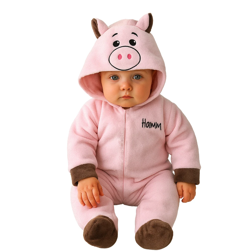 Mameluco para Bebé con gorro bordado Disney Hamm