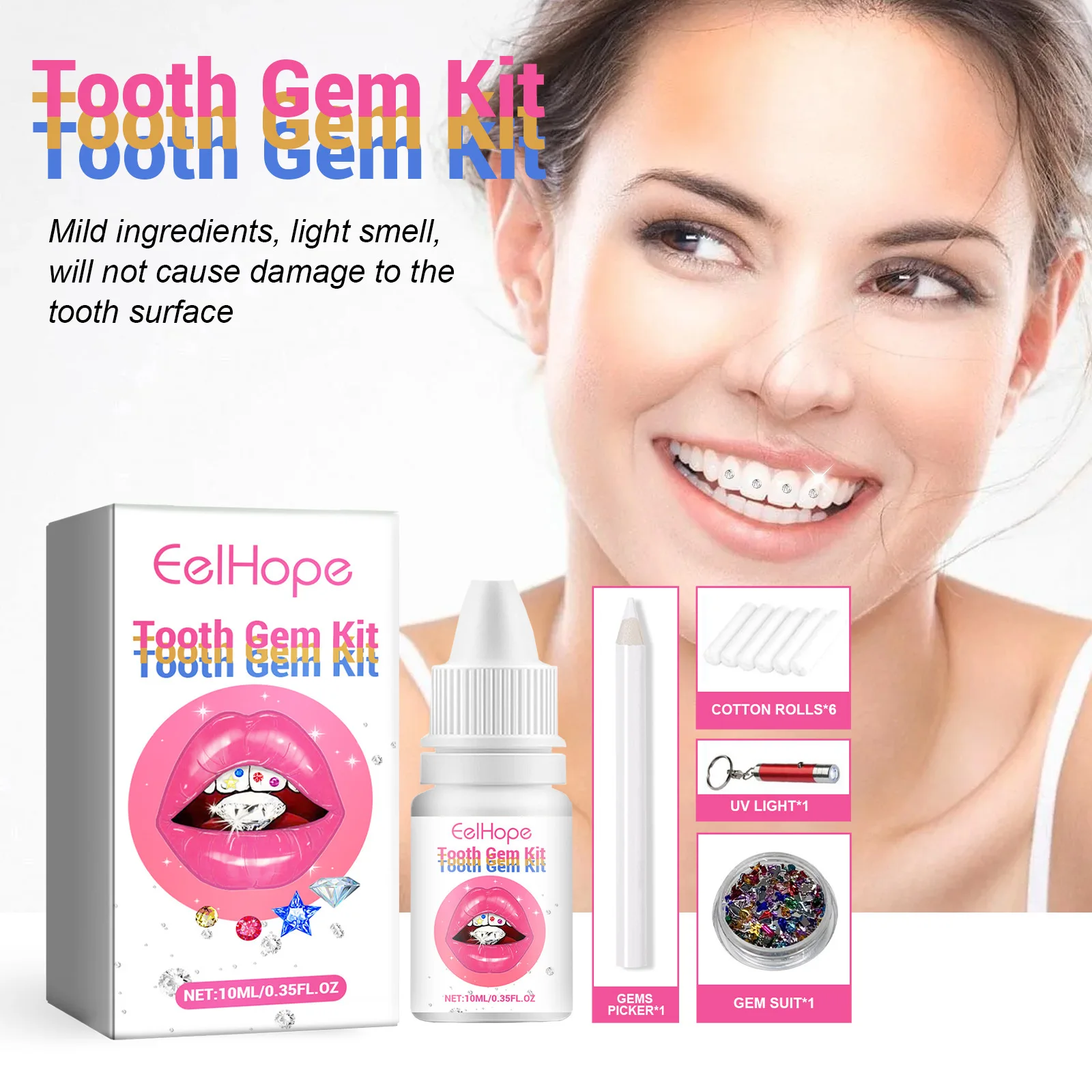 Dazzling Tooth Gem DIY Jewelry Kit for Beautiful Smiles