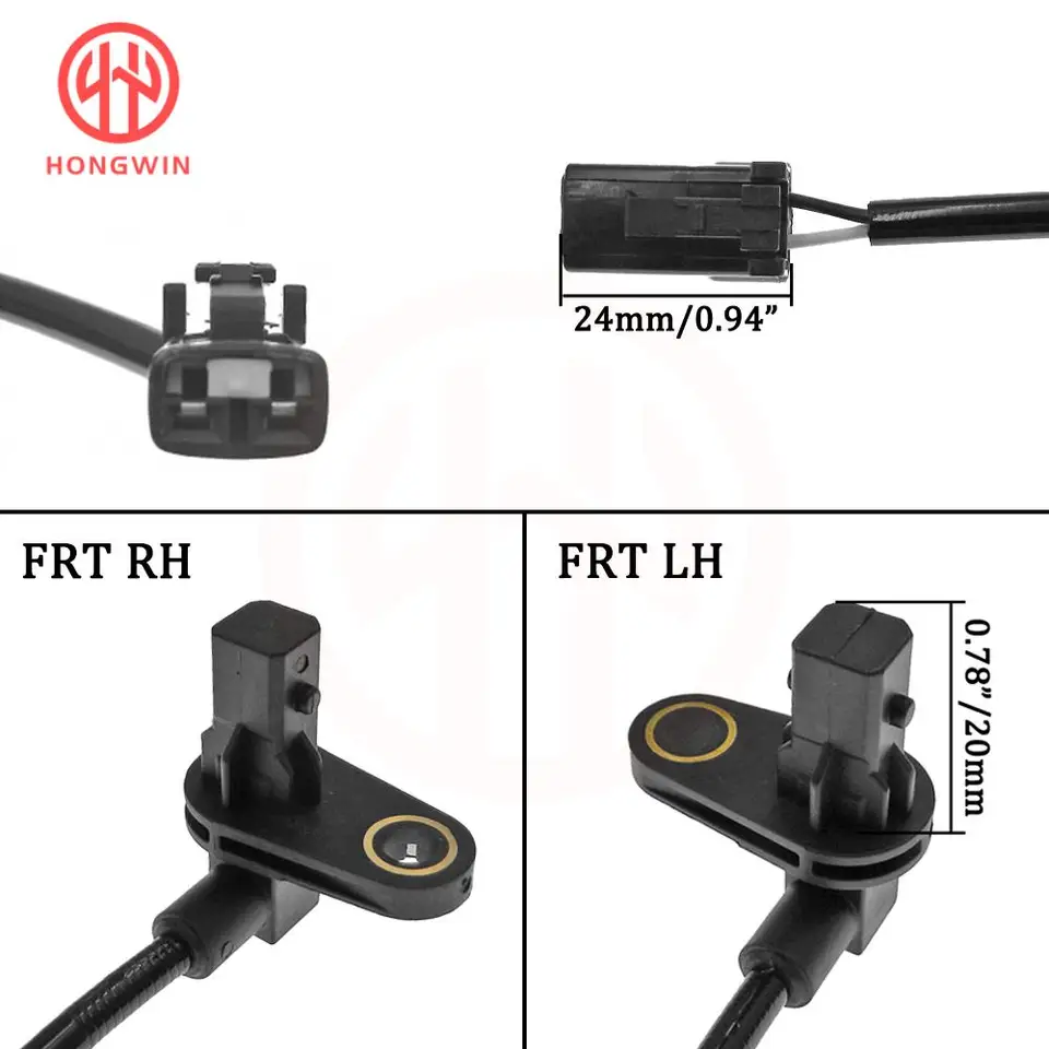 thumbnail image 2 of A-Premium ABS Wheel Speed Sensor - Rear Left Driver Side For Hyundai Santa Fe 2007-2012 AWD 2 of 10