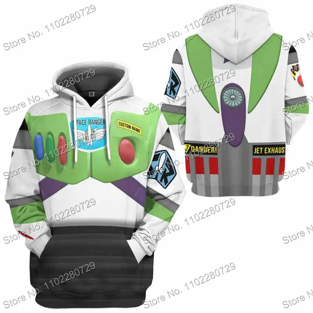 Space Ranger Buzz Lightyear Hoodie Adults Buzz Lightyear Space