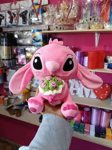 Lilo & Stitch Couple Plush Models | Cute Cartoon Stuffed Dolls • Kawaii Pendant Toys