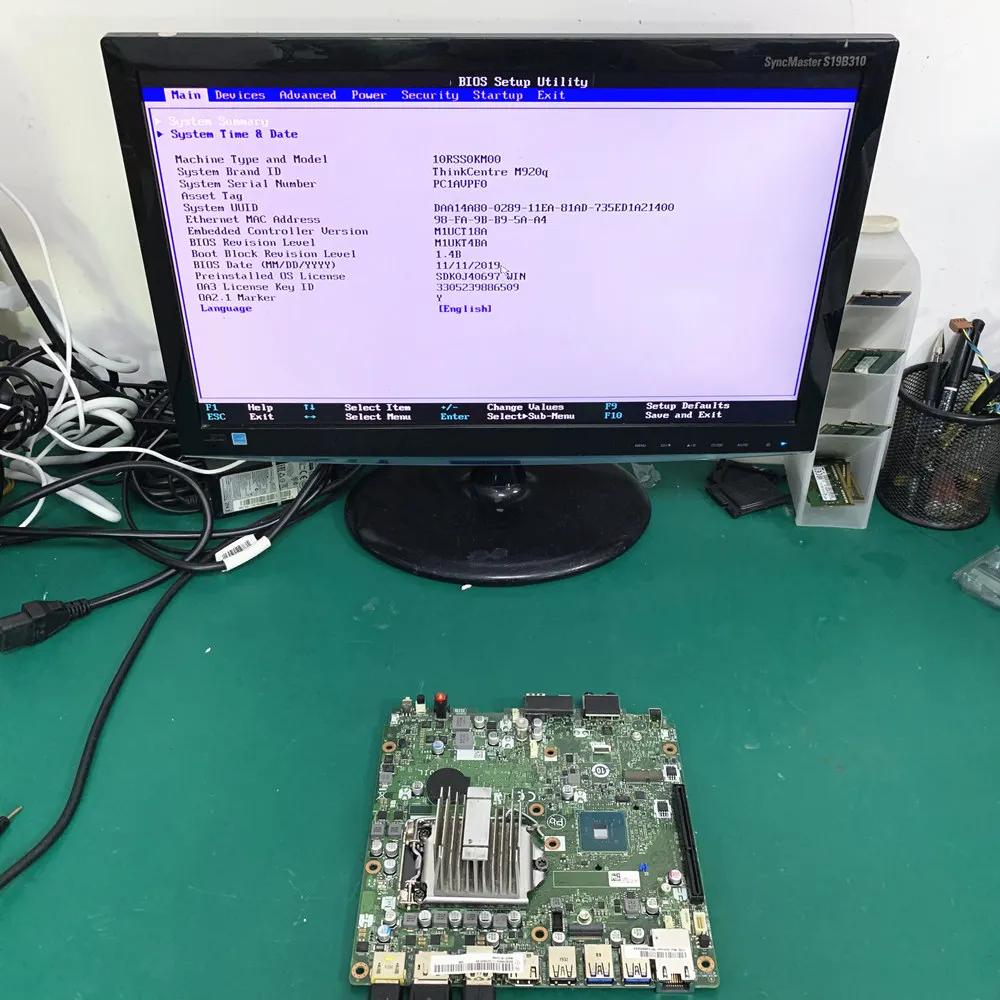 Refurbished For Lenovo ThinkCentre M920q Desktop Motherboard EQ370 