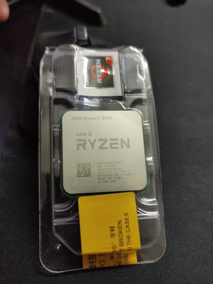 AMD Ryzen 7 5800 R7 5800 3.4 GHz Eight-Core sixteen-Thread 65W CPU Processor 100-000000456 Socket AM4 same work as R7 5800X photo review