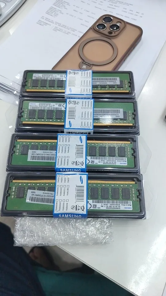 Samsung Server Memoria DDR3 DDR4 RAM RECC Server Memory 4GB 8GB 16GB 32GB Registered 1333/1600/2133/2400/2666/2933MHZ Server Ram photo review