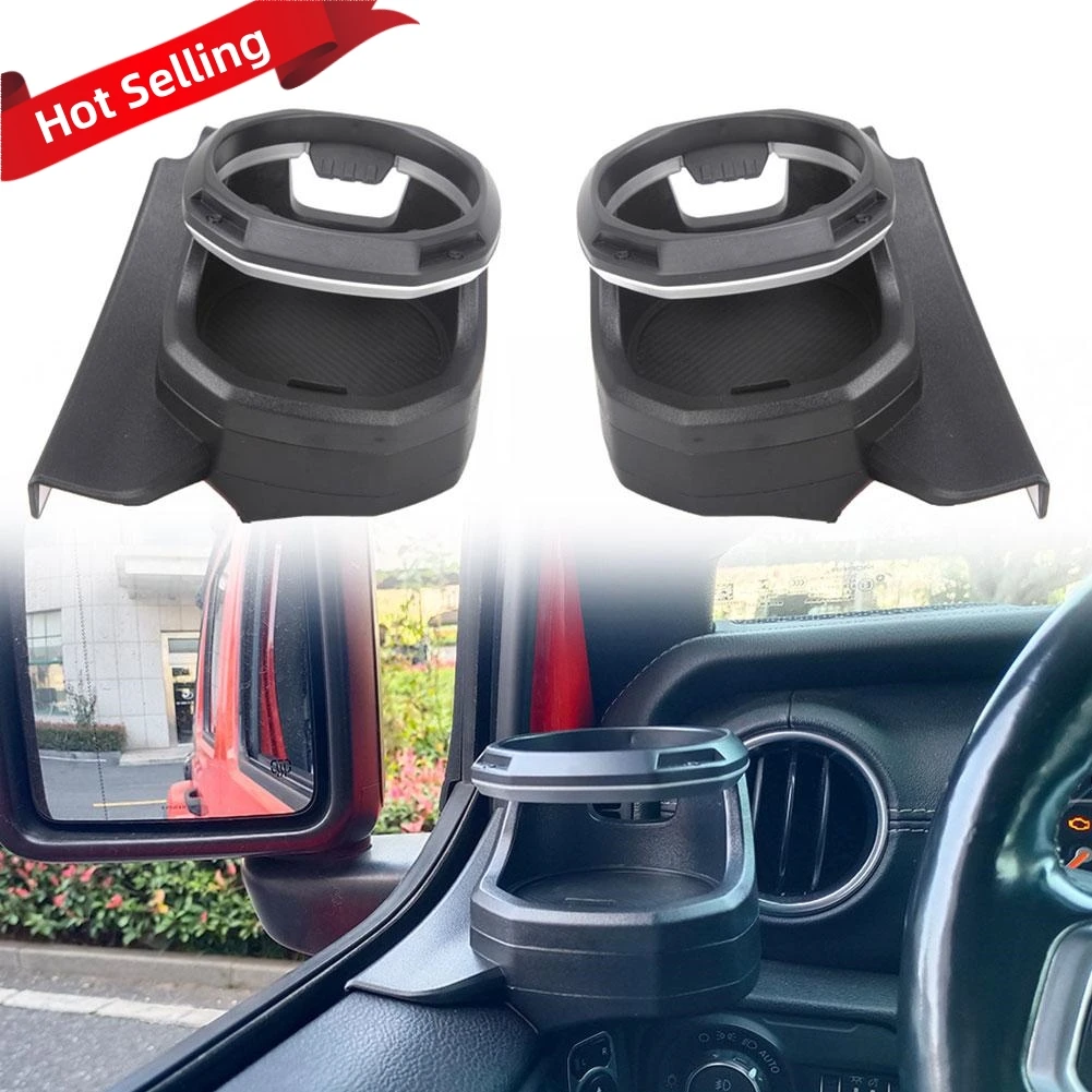 Portable Car Window Cup Holderr For Jeep Wrangler JL 4-Door JT Gladiator 2018-2023 Stand Container Auto Interior Supplie