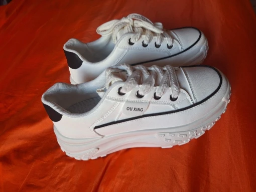 Retro Women Platform Shoes Spring Casual Adorable Sneakers
