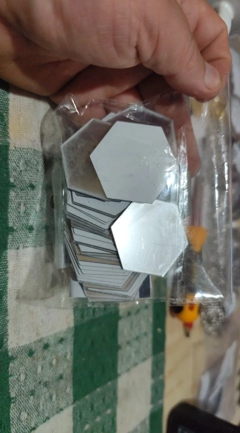 Autocollant mural miroir 45 pièces, autocollant d'art mural hexagonal, autocollant de carreaux décoratifs ménagers DIY photo review