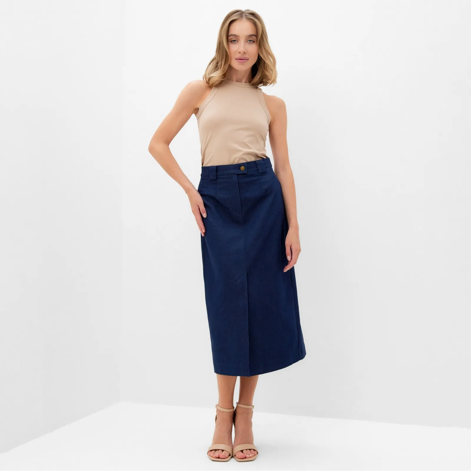 Юбка женская MINAKU: Jeans Collection цвет синий