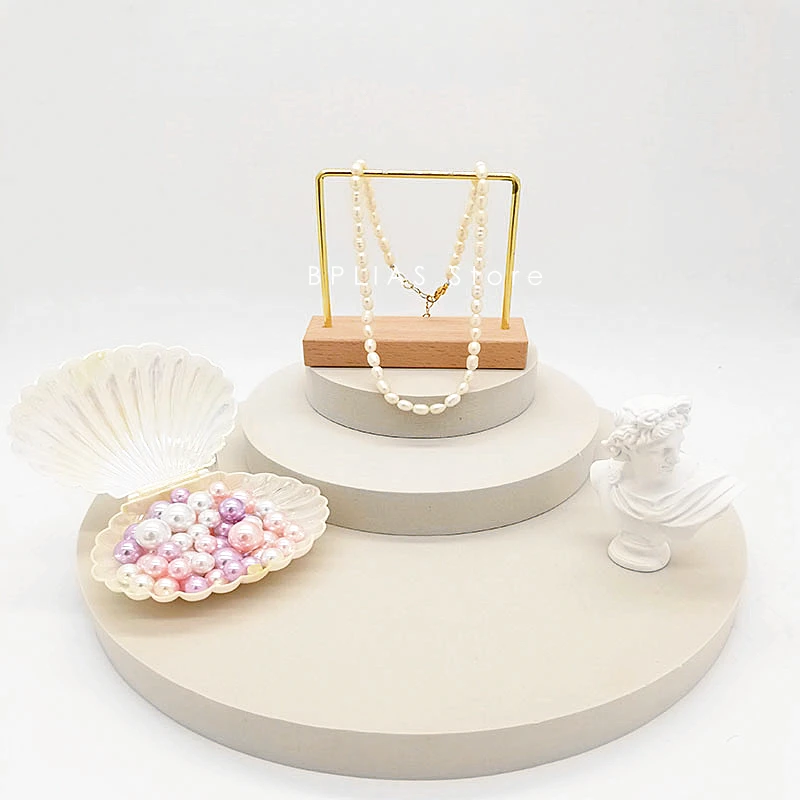 Décoration Table Photographie Lot 5 Cubes Géométriques Bois Blanc - Accessoires Fond Photo Créatif Props Photo Produit