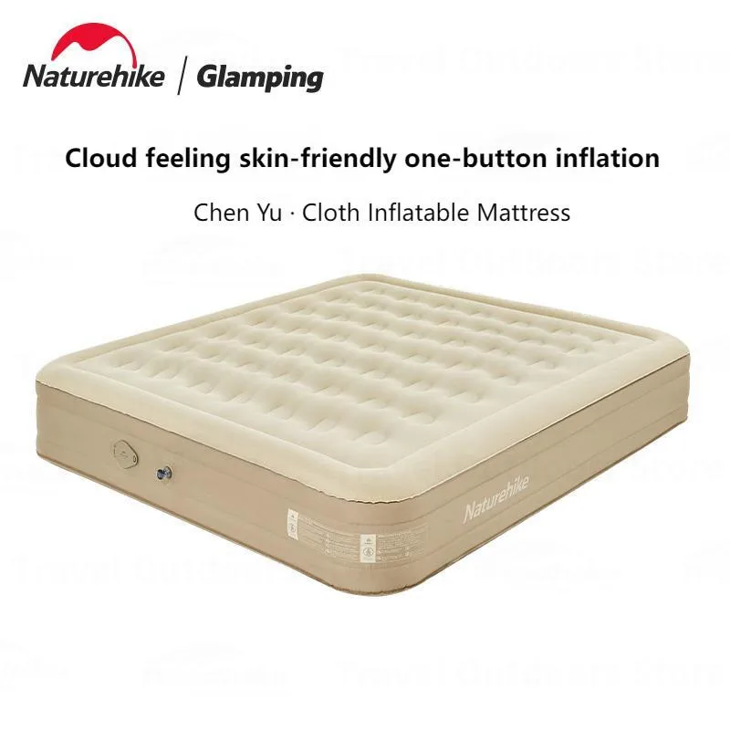Naturehike 3size Outdoor Portable Camping Inflatable Cushion 36cm Thickened  Soft Fast Inflation -15°C Warm 1-3 Peoples Mattress - AliExpress