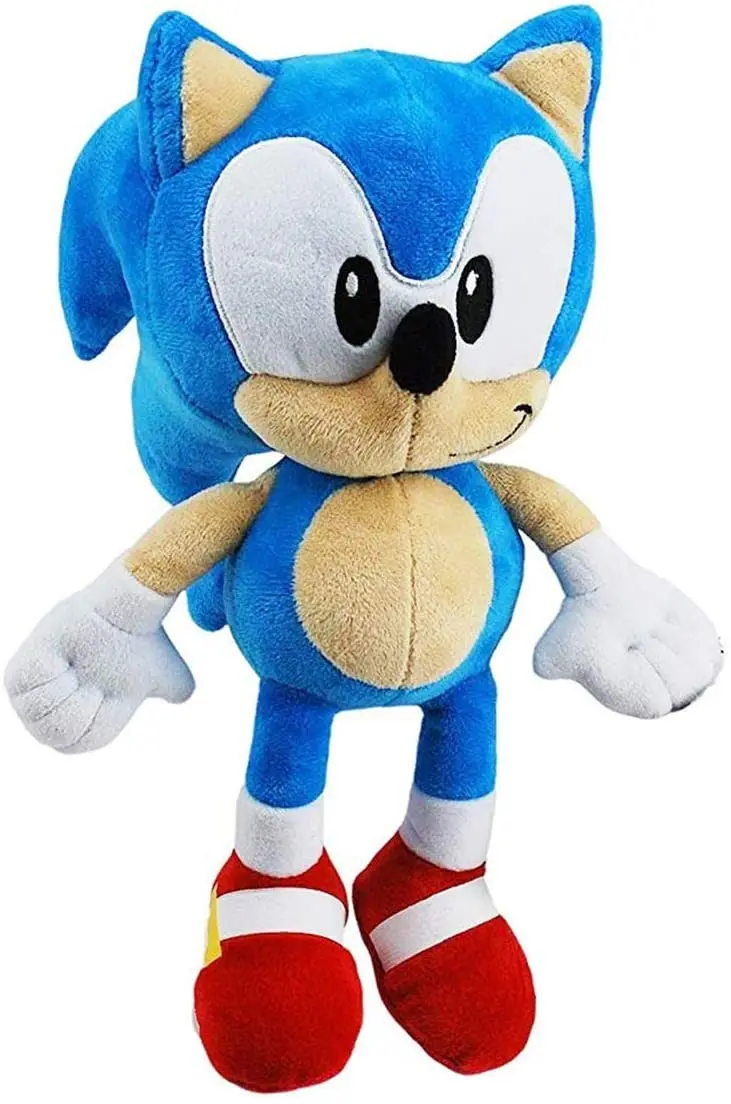 Sonic new long legs The Hedgehog-Sega-original Sonic plush, toys, boys,  girls, gifts-measures 30 cm-blue Color