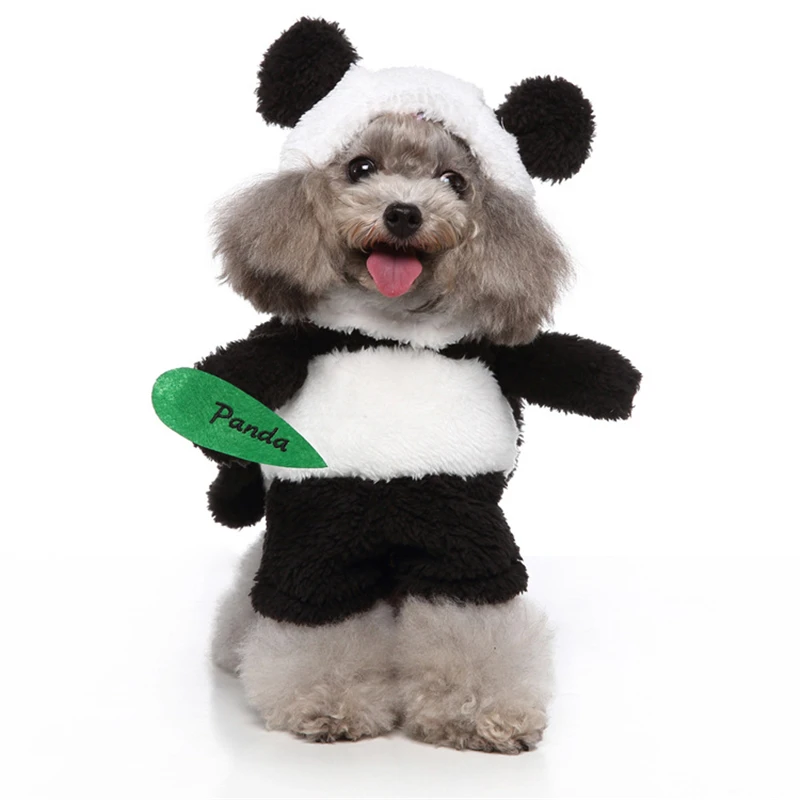 Funny Pet Clothes Cosplay Pirate Dog Panda Dog Cosplay Costume Brown Rabbit Raccoon Murderer Western Cowboy Outfit For Dogs