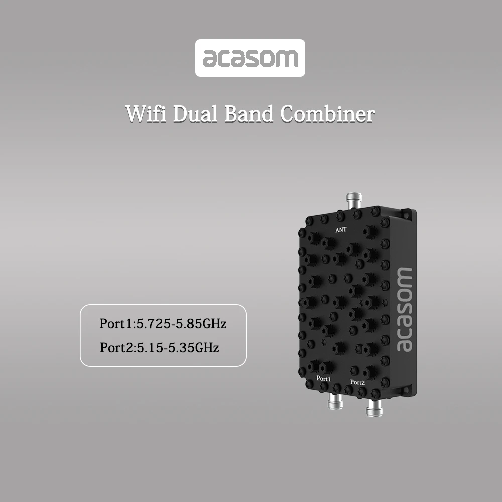 5.15GHz/5.8GHz WIFI 2 Band Cavity Diplexer SMA Dual Band Combiner