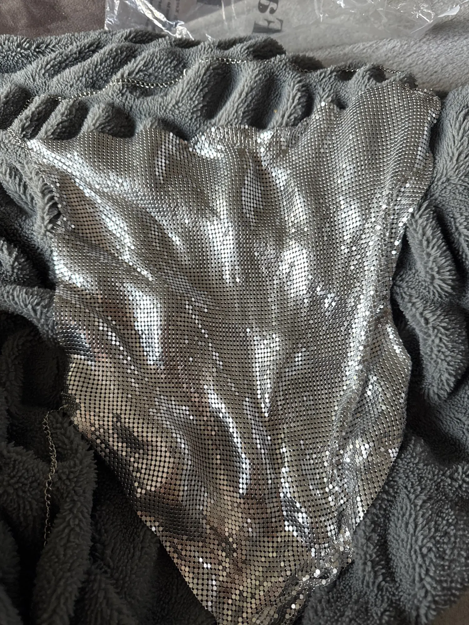 Glamorous Backless Sequined Tank Top for Club & Beach Nights photo review