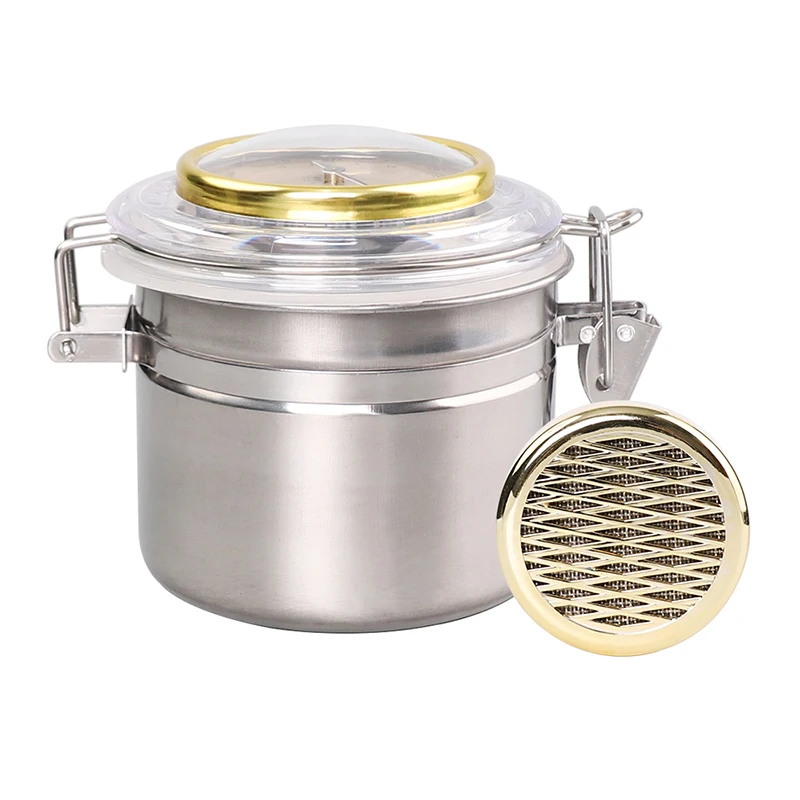 Cigar Humidor Humidifier Sheet Hygrometer Display Stainless Steel Tank Lock Design Cigar Tobacco