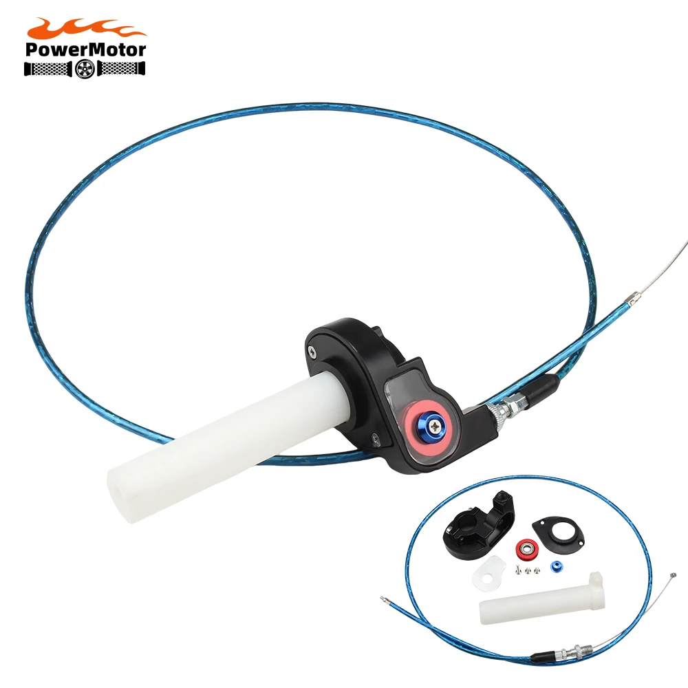 Manopole Acceleratore Per Bici Elettrica Vbestlife – Set Universale Con Comandi Sinistro E Destro, Per Manubrio 22,5 Mm, Cavo 150 Cm