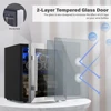 Yeego 12 Bottle Wine Refrigerator - Freestanding Mini Cooler with UV-Resistant Glass and Temperature Control for Home Storage 3
