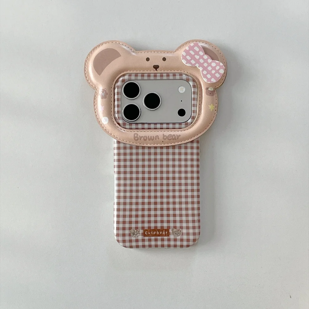 Charming 3D Cartoon Camera Frame Phone Case - Fashionable and Cute Anti-Fall Design
