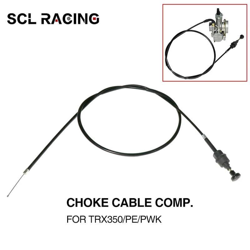 Scl Racing 130Cm Cavo Acceleratore Moto Push Pull Choke Cavo Acceleratore Per Fcr Pwk Dirt Pit Bike Atv Motocross Racing Bike