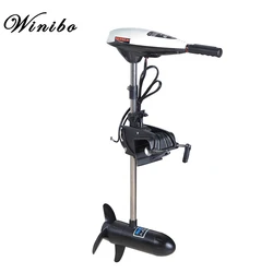 Electric Trolling Boat, Outboard Boat dc Motor with 12V ET45 ET55 ET65, Brush Motor Fishing Rubber Boat Engine, Telescopic Type