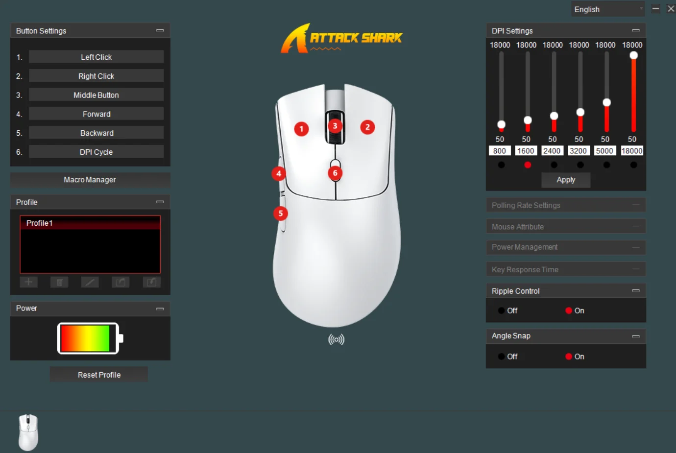 Ratón inalámbrico Attack Shark de 18000DPI, 1000 Hz, PAW3311, conexión multimodo Bluetooth, ratón macro para juegos R1 photo review
