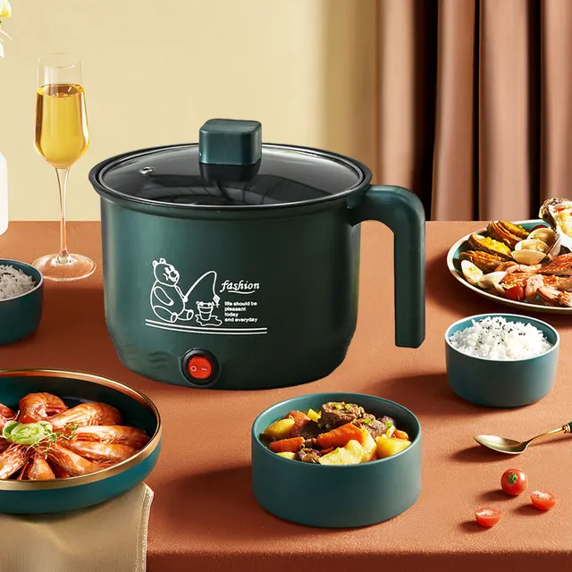 Mini cuiseur à nouilles antiadhésif, marmite chaude, poêle électrique pour la cuisson des œufs, pâtes 1