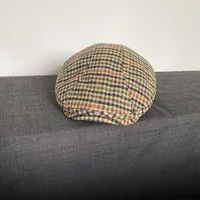 Classic Plaid Stripe Newsboy Cap for Men Women Winter Wool Flat Ivy Vintage Gatsbay Hat Irish Outdoor Cabbie Beret BJM94 4